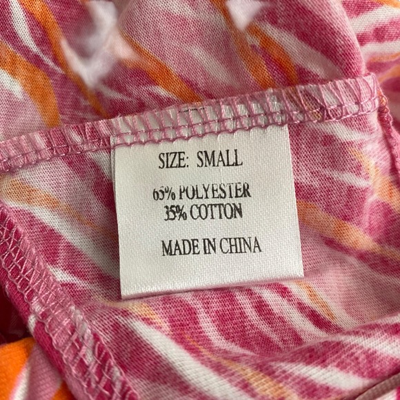 NEW Max & Maggie Ruffle Dog Dress Pink Orange Size S - Picture 5 of 8